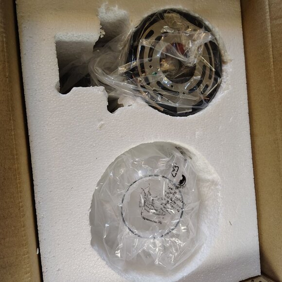 Globe Wall Light Society Black Glass Sconce Modern Retro Industrial Style - Picture 3 of 10